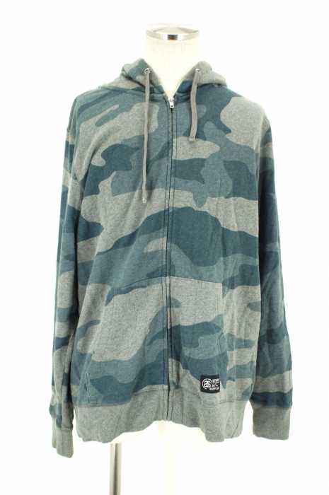 STUSSY （ステューシー） カモフラジップパーカー メンズ トップス