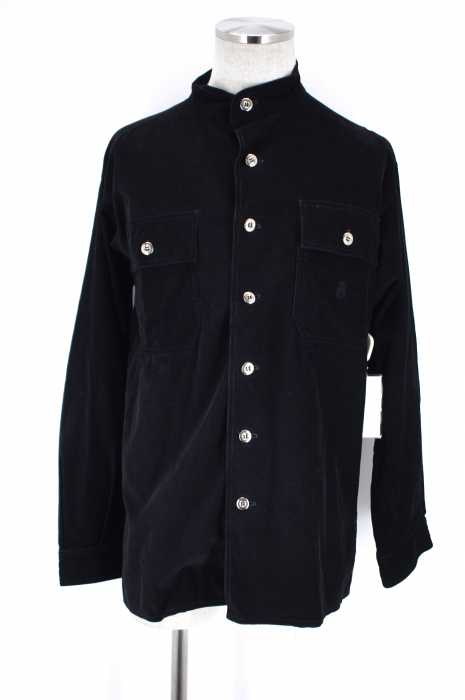 courreges （クレージュ） スタンドカラーコーデュロイシャツ メンズ トップス