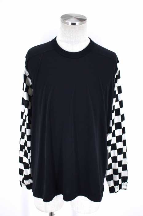 SASQUATCHfabrix. （サスクワァッチファブリックス） 16SS FLAGCHECK SLEEVE SHIRTS カットソー メンズ トップス