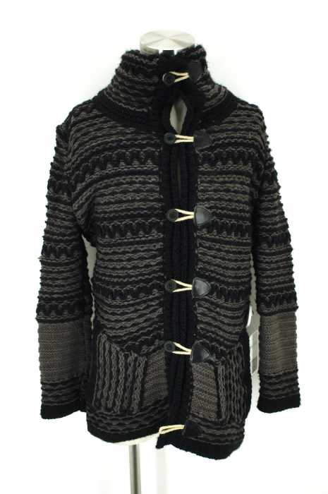 291295=HOMME (291295オム) ウール混アクリルニットカーディガン メンズ トップス