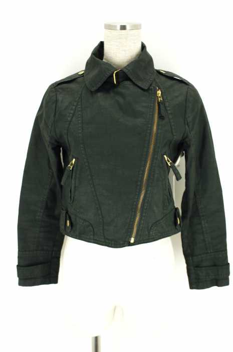 Ray BEAMS （レイビームス） ウォッシュ加工ライダースジャケット レディース アウター