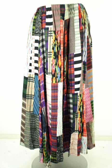 ANREALAGE （アンリアレイジ） SLIM&LONG PATCHWORK PRINT SKIRT　スカート レディース スカート