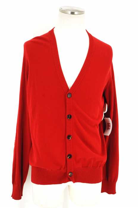 Martin Margiela （マルタンマルジェラ） 14  エルボーパッチコットンニットカーディガン メンズ トップス