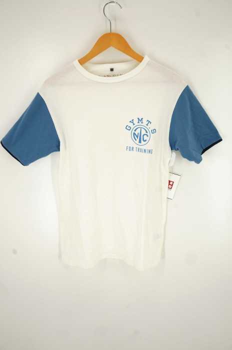  NIGEL CABOURN （ナイジェルケーボン） TWO TONE T-SHIRT  2トーンクルーネックカットソー メンズ トップス