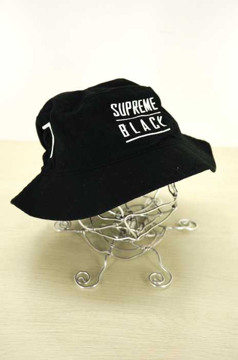 AFRO PUNK （アフロパンク） SUPREME BLACK ロゴ刺繍バケットハット メンズ 帽子