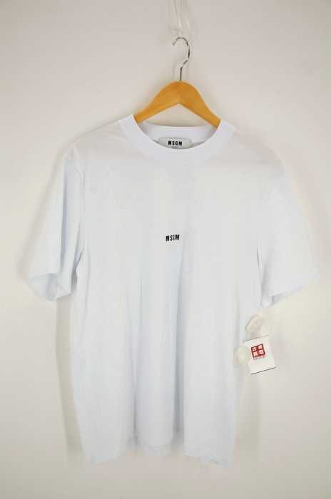 MSGM（エムエスジーエム） 184798 ロゴプリント半袖Tシャツ メンズ トップス