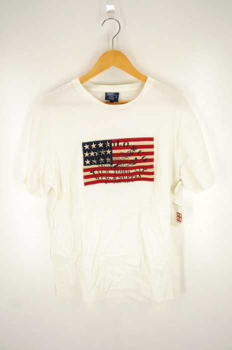 Polo by RALPH LAUREN （ポロバイラルフローレン） 星条旗パッワークTシャツ メンズ トップス