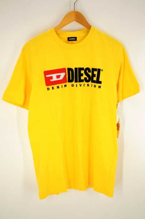DIESEL （ディーゼル） JUST-DIVISION ロゴ刺繍Tシャツ メンズ トップス