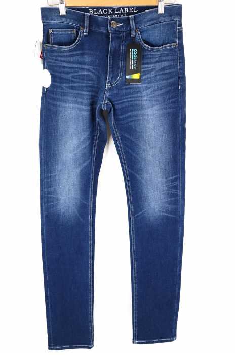 BLACK LABEL CRESTBRIDGE(ブラックレーベルクレストブリッジ) ウォッシュドハイストレッチスキニーデニム メンズ パンツ
