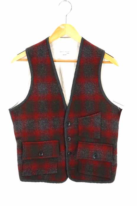 BEAUTY & YOUTH UNITED ARROWS (ビューティーアンドユースユナイテッドアローズ) ウール切替ベスト メンズ トップス