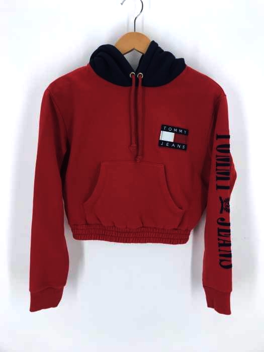 tommy jeans（トミージーンズ） 90s Contrast Crop Hoodie レディース トップス