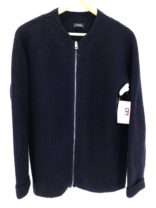 JIL SANDER(ジルサンダー) リブニットジップブルゾン メンズ トップス