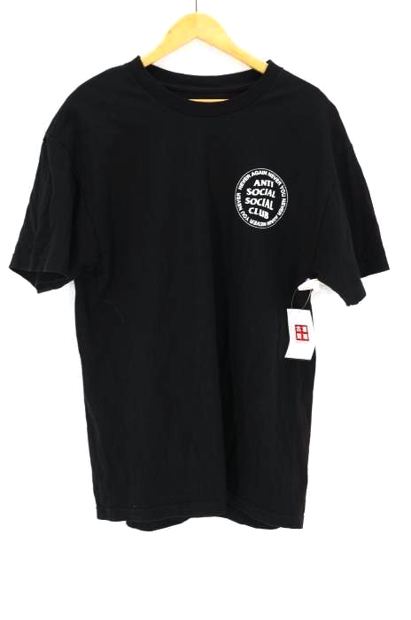 ANTI SOCIAL SOCIAL CLUB（アンチソーシャルソーシャルクラブ） NEVER AGAIN NEVER YOU BLACK T-SHIRT メンズ トップス