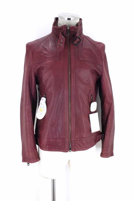 BURBERRY BLACK LABEL （バーバリーブラックレーベル） ジップアップレザージャケット メンズ アウター