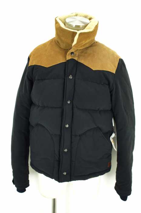 SCOTCH&SODA（スコッチアンドソーダ） スウェード切替ダウンジャケット メンズ アウター