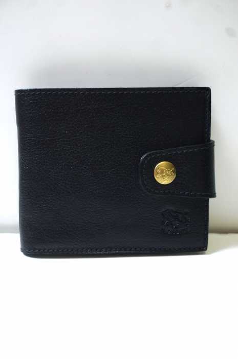 IL BISONTE (イルビゾンテ) 二つ折りレザー財布 メンズ ファッション雑貨