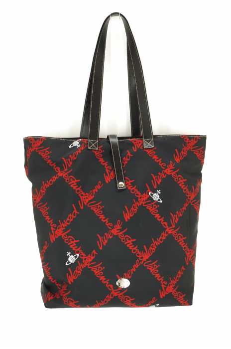 Vivienne Westwood LONDON （ヴィヴィアンウエストウッドロンドン） ロゴプリントハンドバッグ メンズ バッグ