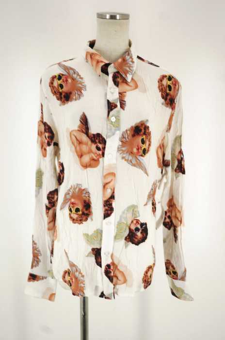 JOYRICH （ジョイリッチ） サングラスエンジェル総柄レーヨンシャツ レディース トップス