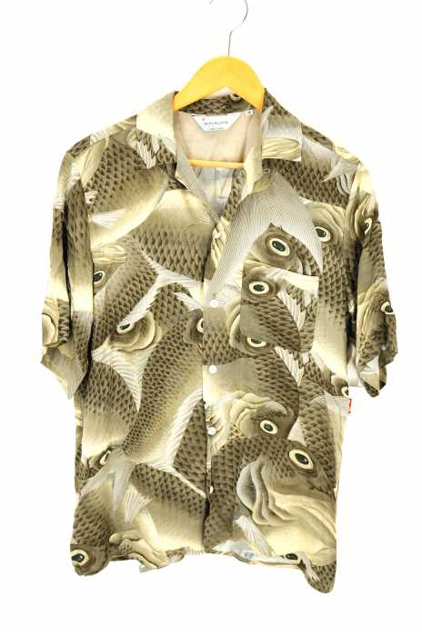 NIPOALOHA (ニポアロハ) 鯉柄 アロハシャツ メンズ トップス