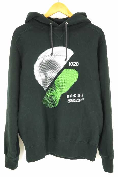 sacai × UNDER COVER（サカイ×アンダーカバー） PULLOVER HOODED SWEAT プリントプルオーバーパーカー メンズ トップス