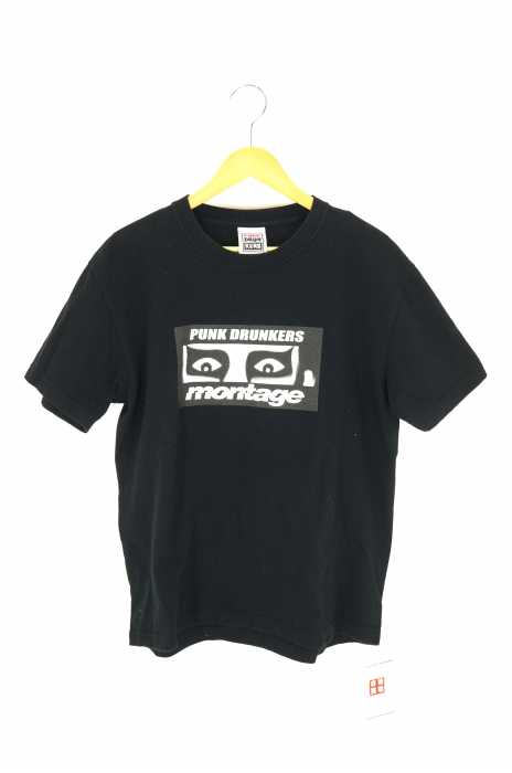 montage×PUNK DRUNKERS(モンタージュ パンクドランカーズ) 両面プリントTシャツ メンズ トップス