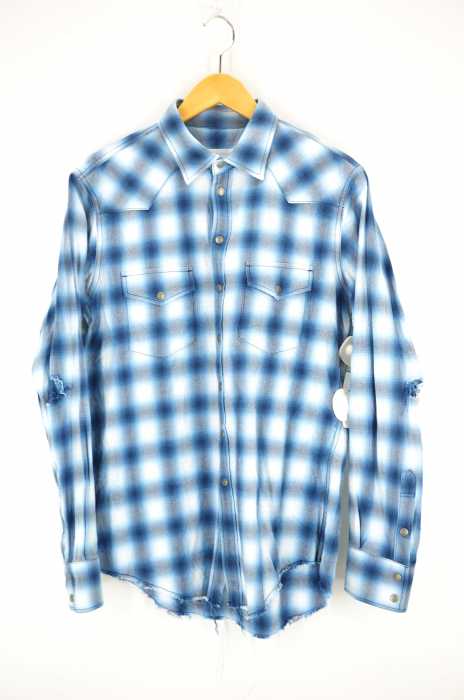The Letters （ザレターズ） Western Flannel Check Crash Shirt メンズ トップス