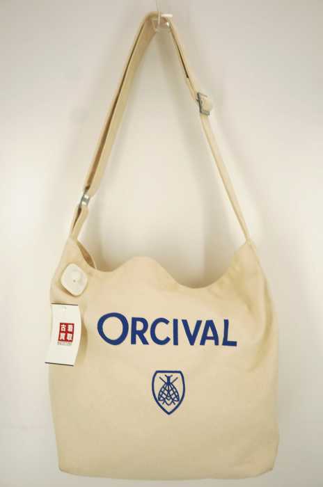 ORCIVAL（オーチバル） ロゴプリントキャンバスショルダーバッグ メンズ バッグ