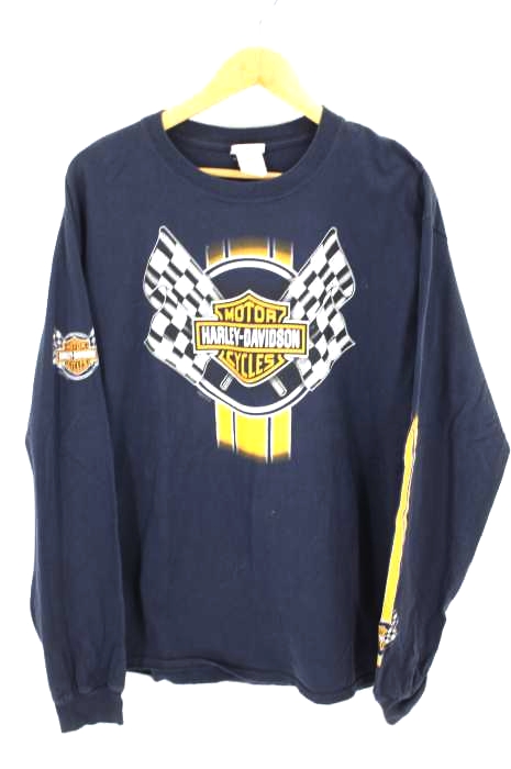 HARLEY-DAVIDSON（ハーレーダビッドソン） 長袖プリントTシャツ メンズ トップス