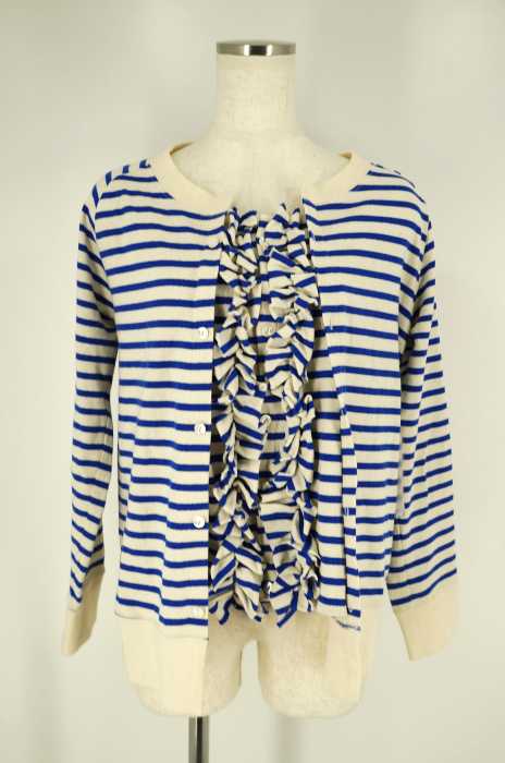 SWANLAKE×Ray BEAMS （スワンレイク×バイレイビームス） ボーダーカーディガン レディース トップス