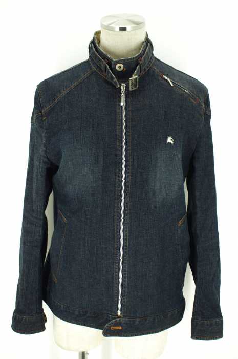 BURBERRY BLACK LABEL (バーバリーブラックレーベル) デニムジップアップジャケット メンズ アウター