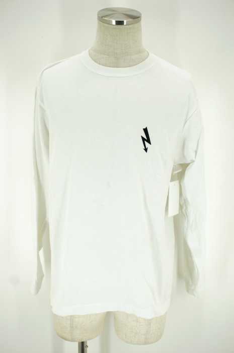 AVALONE (アヴァロン) 17SS FLOCK PRINT LONG SLEEVE CREW NECK メンズ トップス