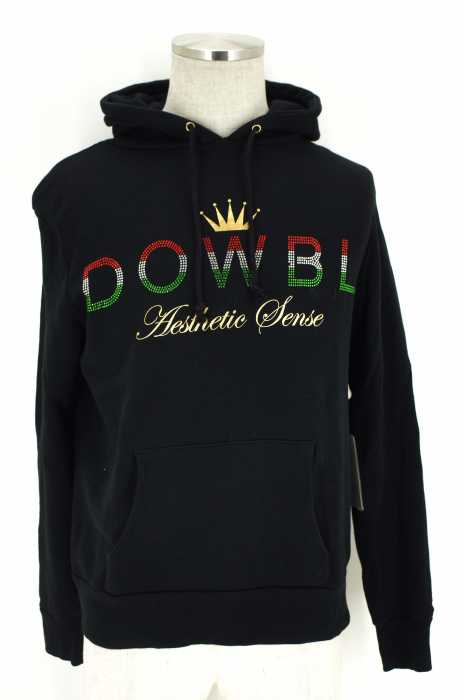DOWBL(ダブル) ビジュー付きプルオーバーパーカー メンズ トップス