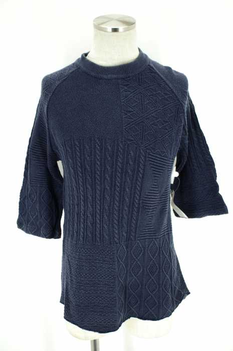 bukht （） クレイジーフィッシャーマン半袖ニット メンズ トップス