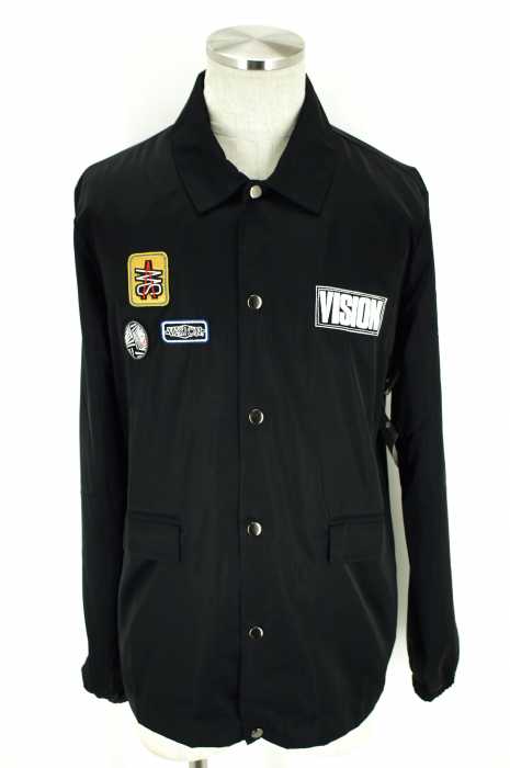 Forever21×VISION STREET WEAR （フォーエバートゥウェンティーワン×ヴィジョンストリートウェア） プリントコーチジャケット メンズ アウター