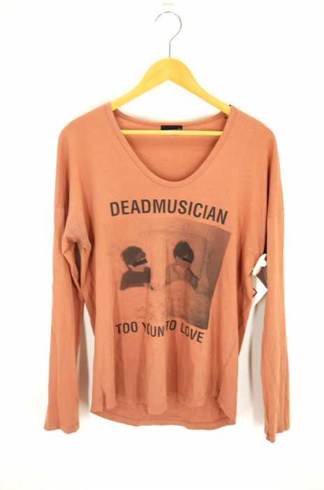 LAD MUSICIAN （ラッドミュージシャン） DEAD MUSICIAN TOO YOUNG TO LOVE フォトプリント メンズ トップス
