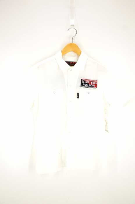 Schott (ショット) 半袖ワークシャツ メンズ トップス