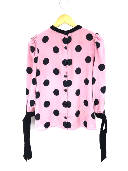 ZARA（ザラ） ドット柄サテンシャツ レディース トップス