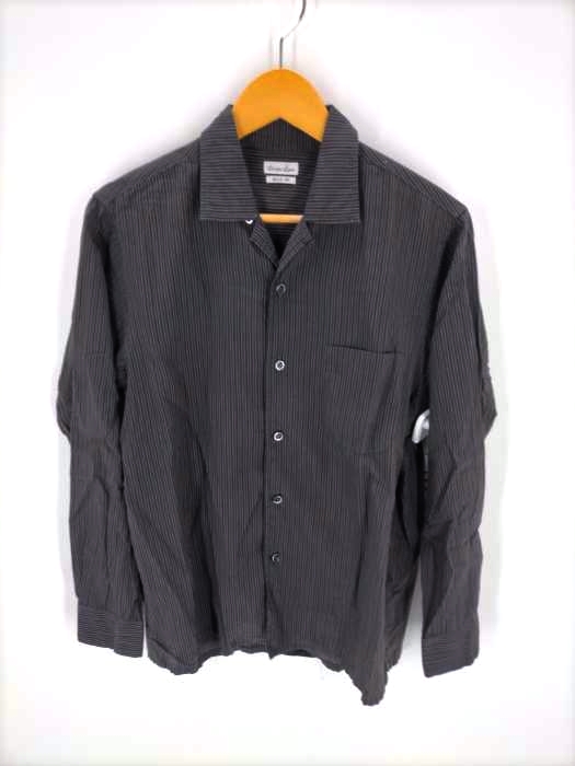 Steven Alan（スティーブンアラン） NARD/STRIPE OPEN COLLAR SHIRT メンズ トップス