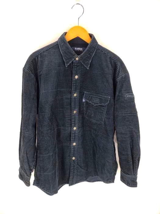 KANSAI JEANS（カンサイジーンズ） 裏フリースコーデュロイボタンシャツ メンズ トップス