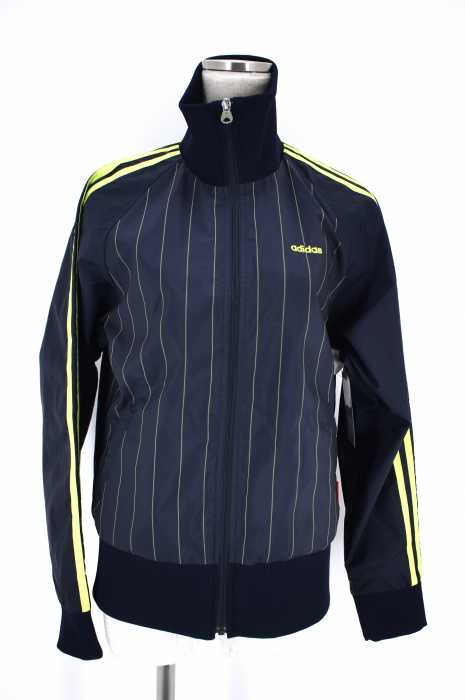 adidas （アディダス） リブ付きストライプジャージトップス レディース トップス