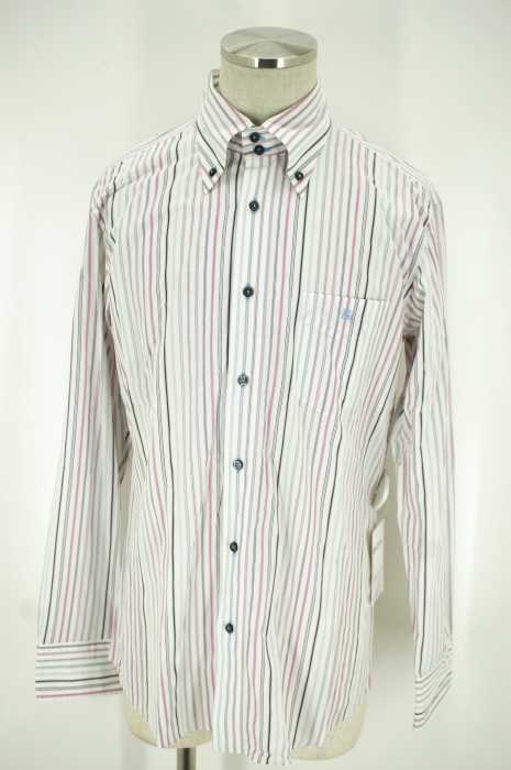 BURBERRY BLACK LABEL （バーバリーブラックレーベル） ストライプシャツ メンズ トップス