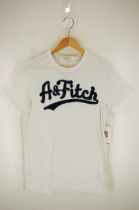 Abercrombie & Fitch（アバクロンビーアンドフィッチ） ロゴ刺繍半袖Tシャツ メンズ トップス