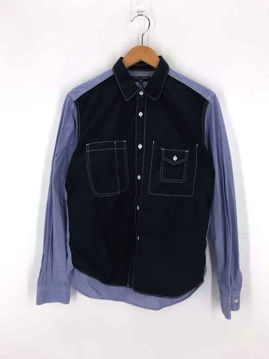 COMME des GARCONS HOMME(コムデギャルソンオム) 素材切替シャツ メンズ トップス