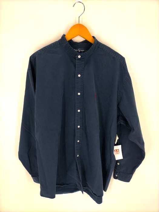 RALPH LAUREN（ラルフローレン） 90S blake ポニー刺繍バンドカラーシャツ メンズ トップス