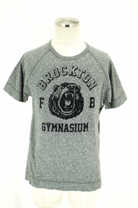 BROCKTON GYMNASIUM クルーネックプリントTシャツ メンズ トップス