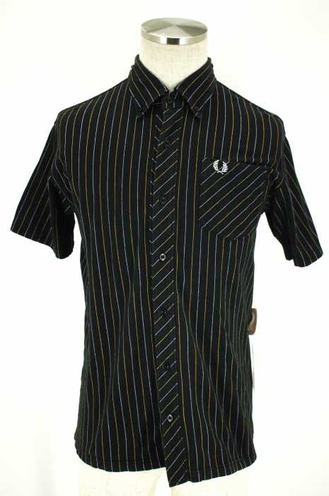 FRED PERRY (フレッドペリー) ストライプショートスリーブシャツ メンズ トップス