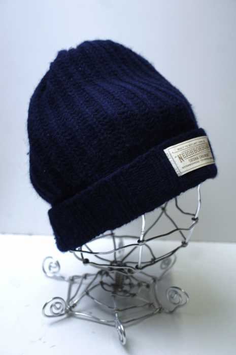 NEIGHBORHOOD × INVERALLAN （ネイバーフッド × インバーアラン） LAMBSWOOL  W-CAP ニット帽 メンズ 帽子