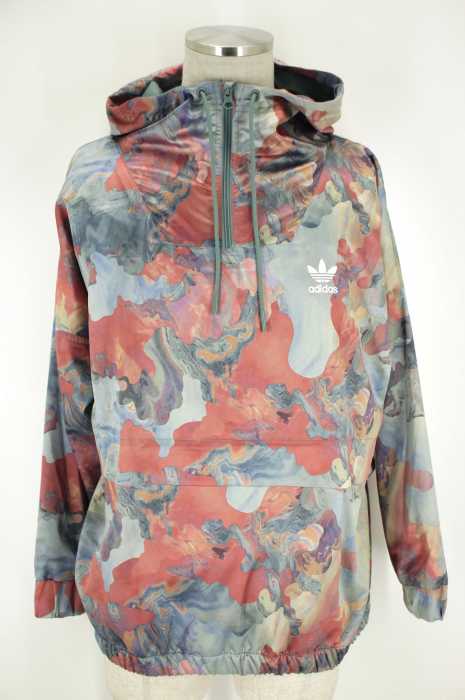 adidas Originals (アディダスオリジナルス) サテンプルオーバー アノラック メンズ アウター