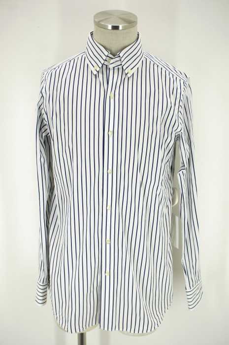 UNITED ARROWS green label relaxing （ユナイテッドアローズグリーンレーベルリラクシング） ストライプBDシャツ メンズ トップス