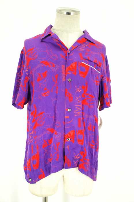 SUB-AGE（サベージ） 17SS「ALOHA SHIRT YOSHIROTTEN」総柄アロハシャツ メンズ トップス
